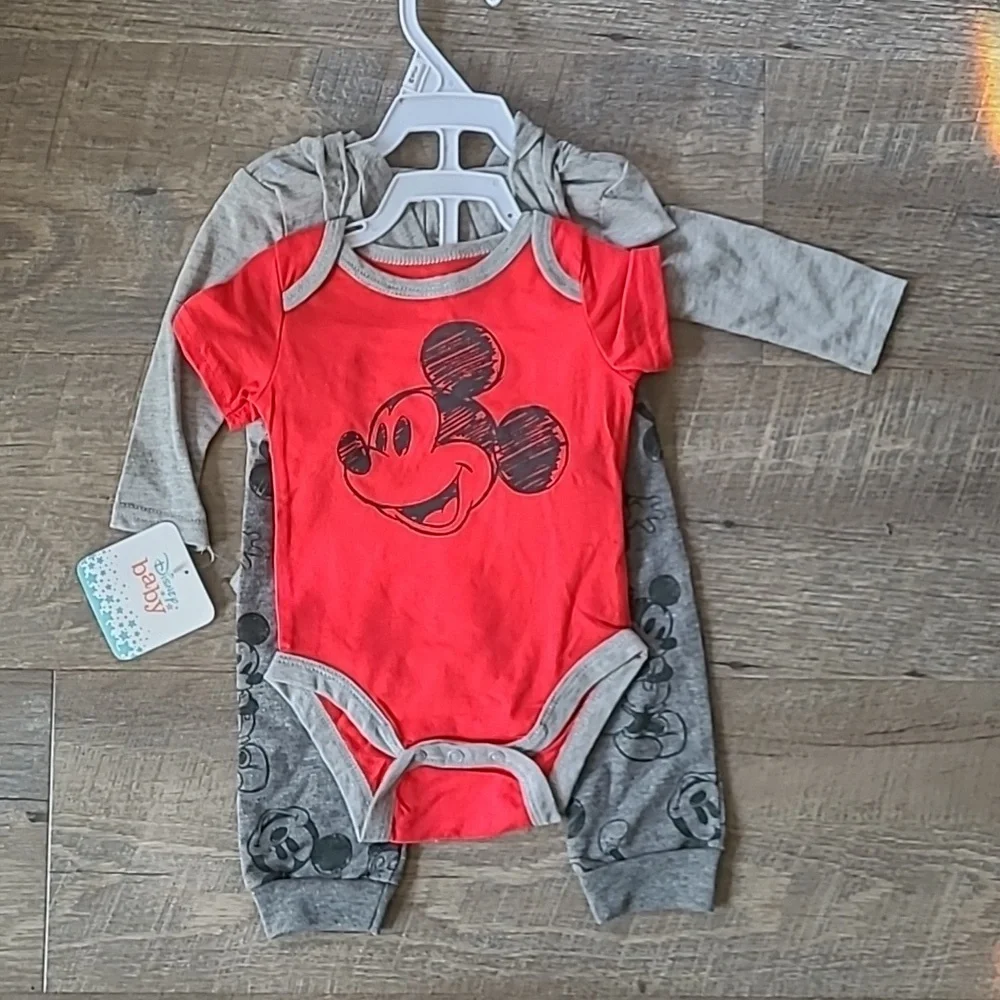 Disney baby 3 piece set.Size 3-6 months.